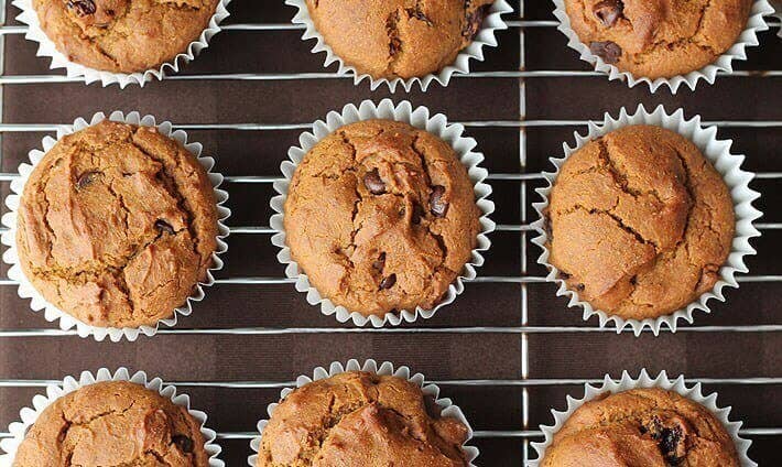 Vegan, Gluten-free Pumpkin Spice Muffin