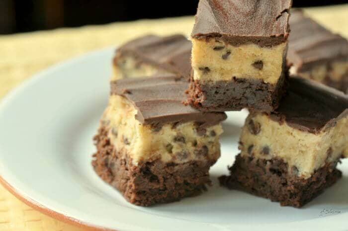 Gluten-Free Chocolate Chip Cookie Dough Brownies