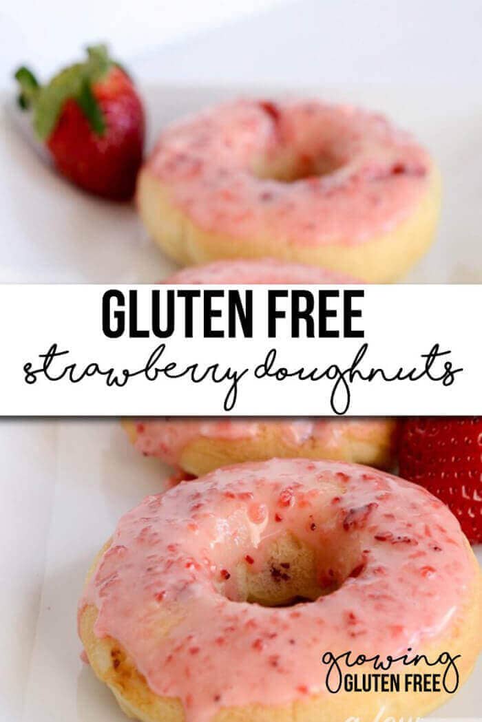 Gluten-free Strawberry Doughnuts
