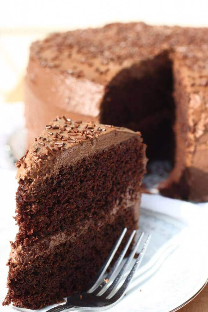 Super Moist Gluten-Free Chocolate Cake Recipe