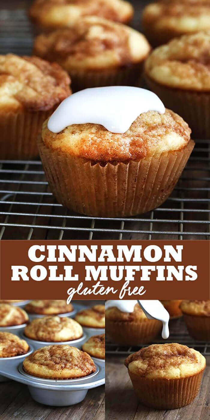 Gluten-free Cinnamon Roll Muffins