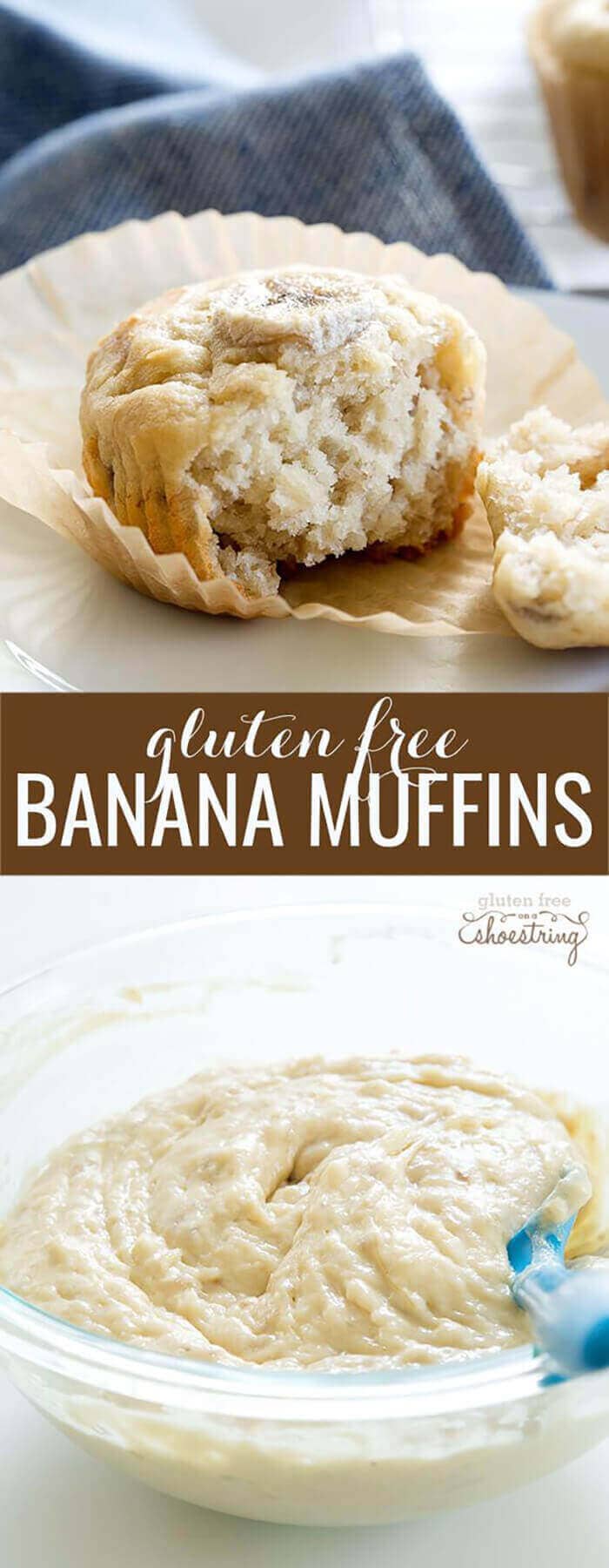 Classic Gluten-free Banana Muffins