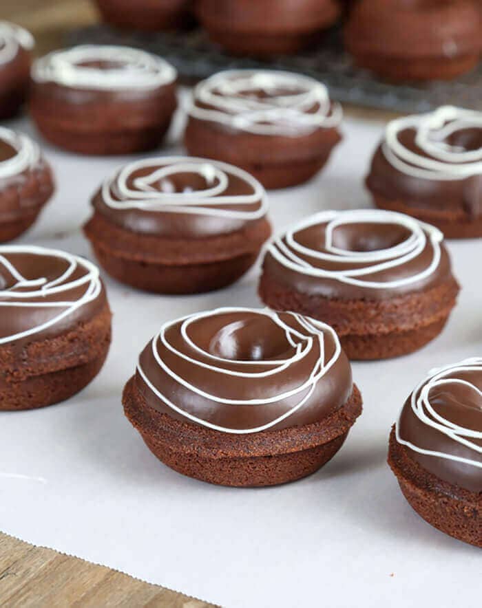 Chocolate Gluten-free Cake Mix Donuts