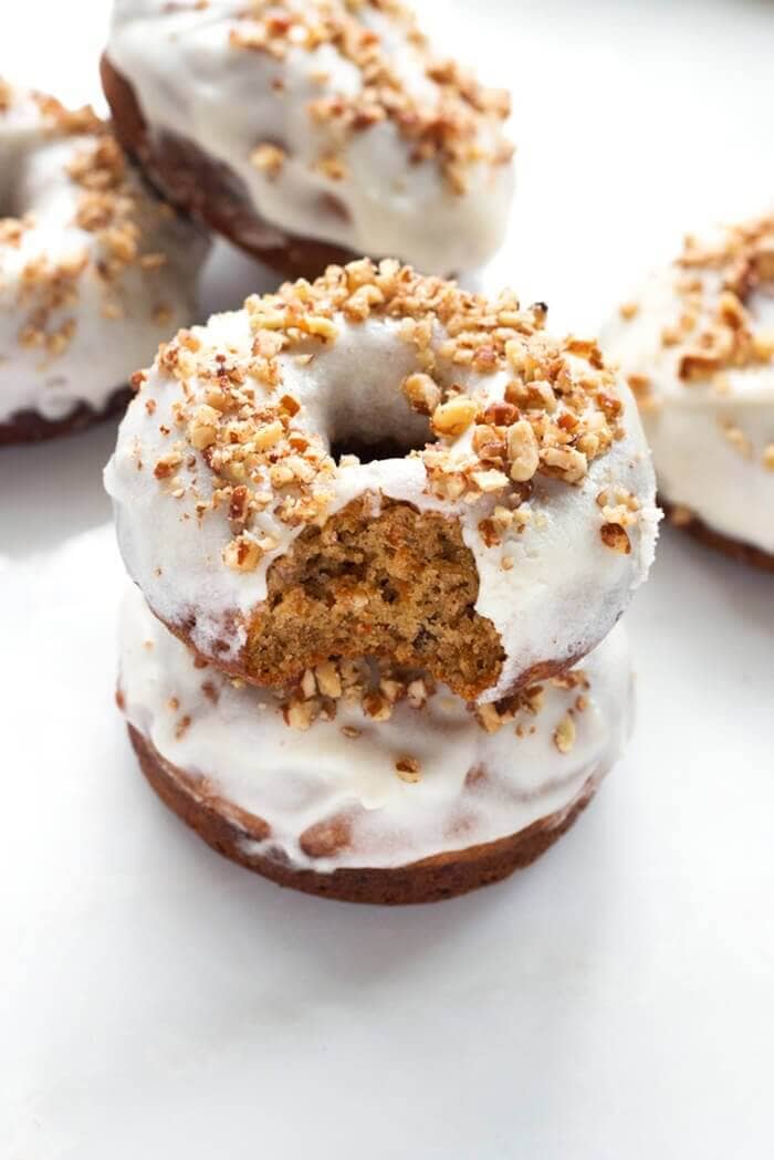 Gluten-Free Carrot Cake Donuts