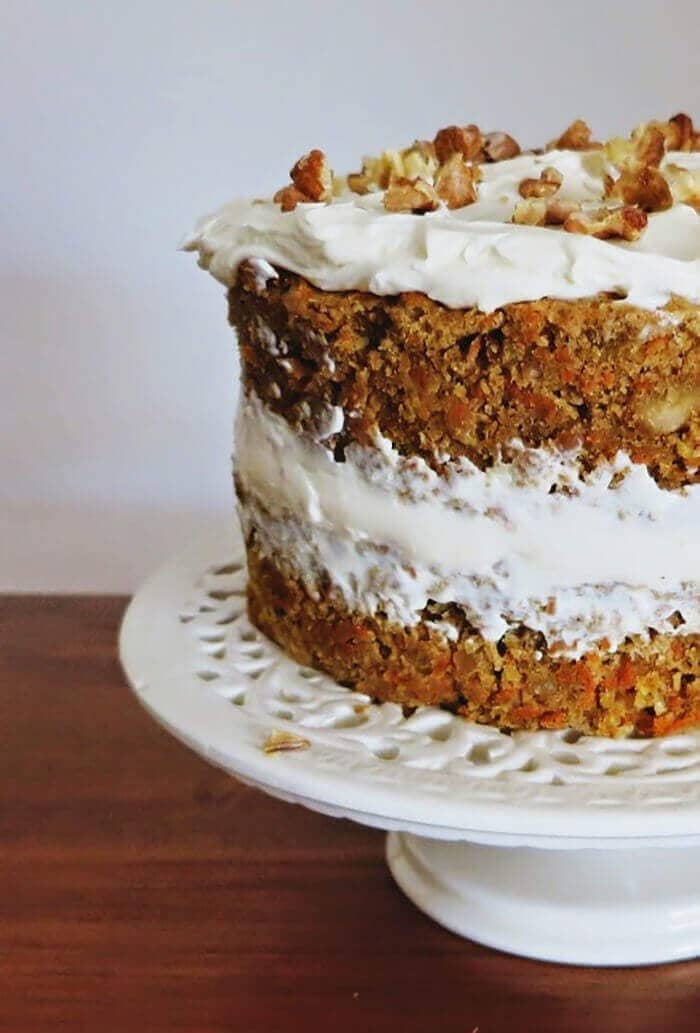 Celebration Carrot Cake with Cream