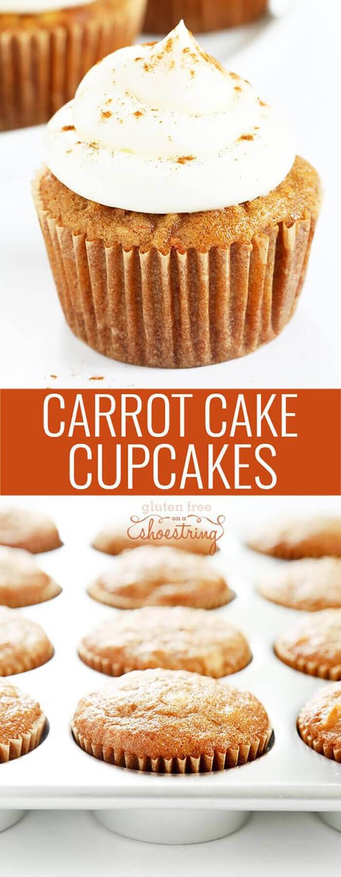 Gluten-free Carrot Cake Cupcakes