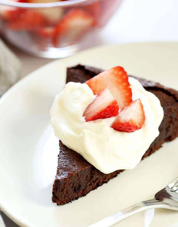 Easy Flourless Chocolate Cake