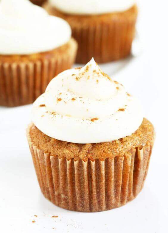 Grain-Free Carrot Cake Cupcake