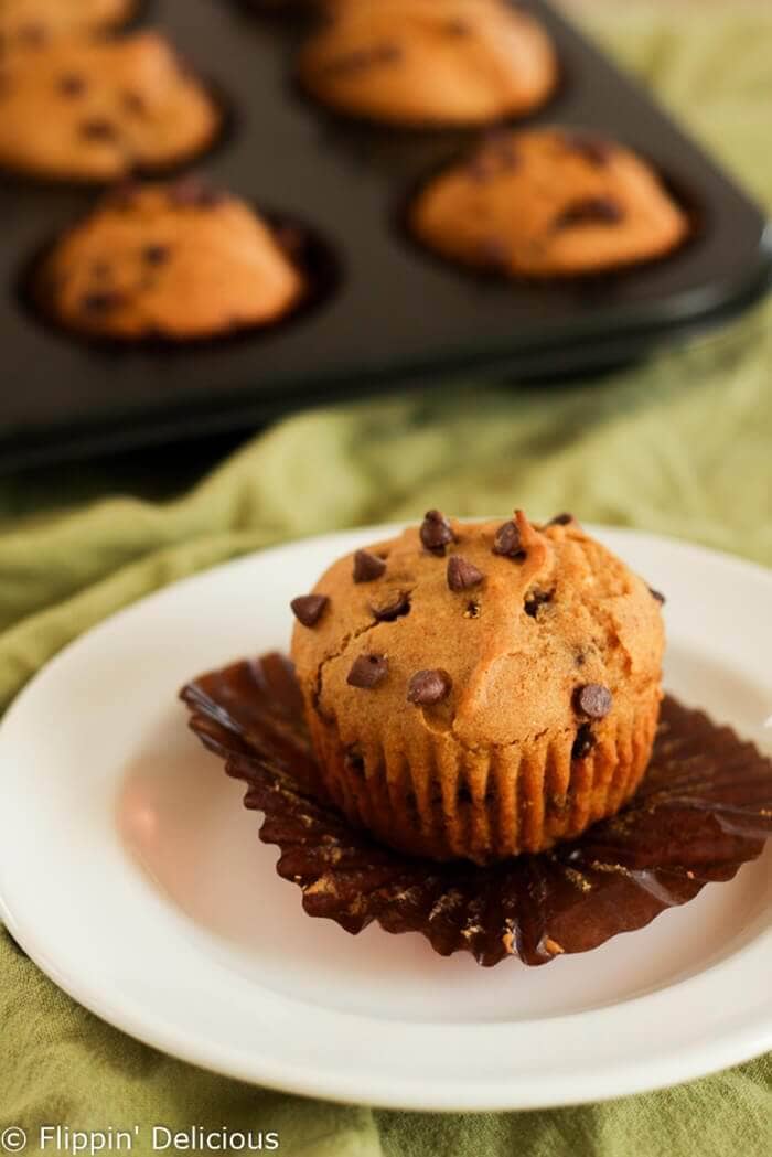 Gluten-free Pumpkin Chocolate Chip Muffins