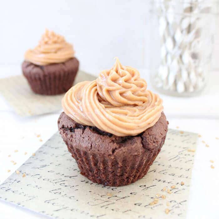 Peanut Butter Chocolate Cupcakes