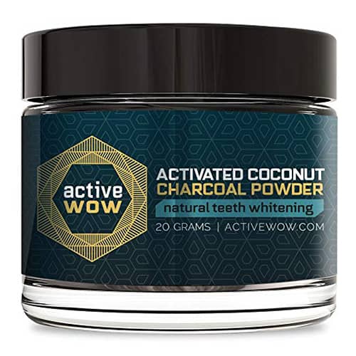 Active Wow Teeth Whitening Charcoal Powder Natural